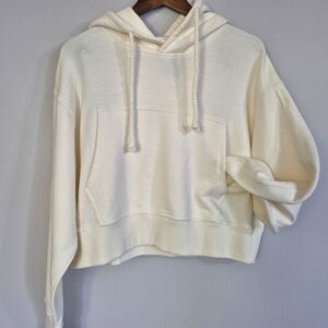 Noize X Tezza & Cole Cream Crop Hoodie Sweater Large
